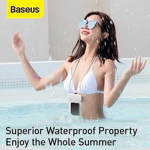 Baseus Universalus vandeniui nepralaidus IPX8 dėklas telefonams iki 7.2"