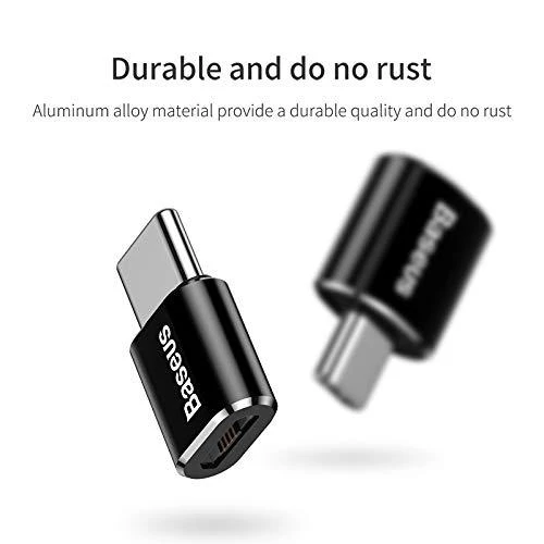 Adapteris Baseus USB C kištukas, micro USB B lizdas, OTG funkcija
