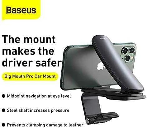 Automobilinis laikiklis Baseus Big Mouth Pro - Juodas