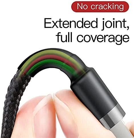 Baseus Cafule USB Lightning kabelis 2.4A 1m - Pilkas / Juodas