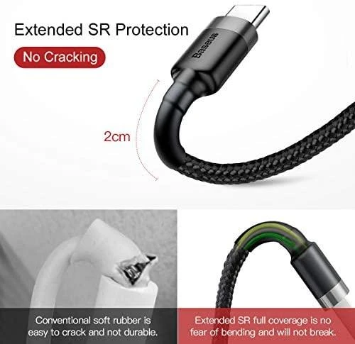 BASEUS USB A - USB C laidas, 2m