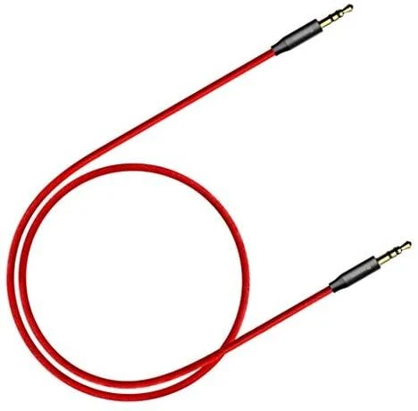 Baseus Yiven 3.5mm AUX kabelis 1m - Juodas / Sidabrinis
