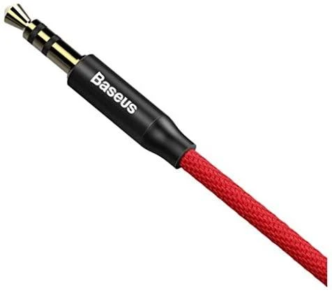 Baseus Yiven 3.5mm AUX kabelis 1m - Juodas / Sidabrinis