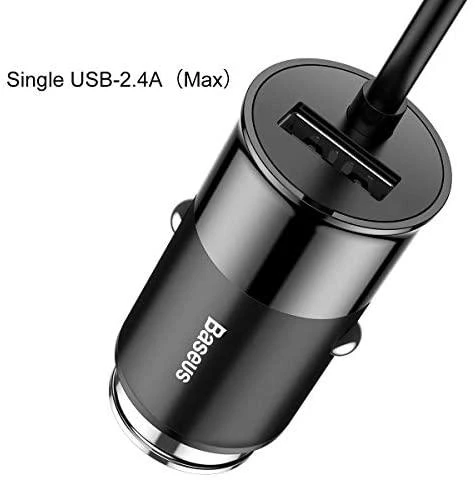 Įkroviklis automobilinis Baseus CCTON-01 (4xUSB 5.5A) juodas
