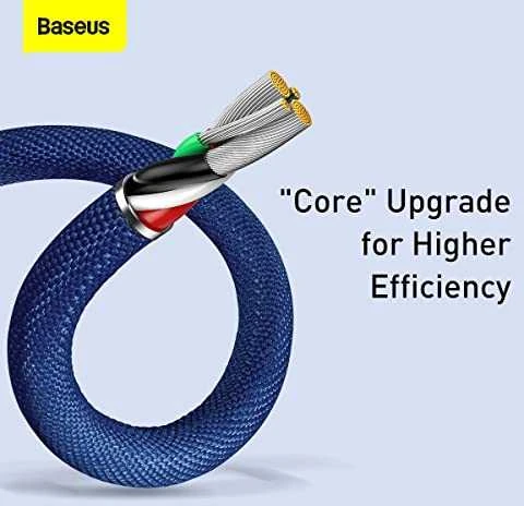 „Baseus Crystal Shine“ USB – „Lightning“ laidas 2.4A 1.2m