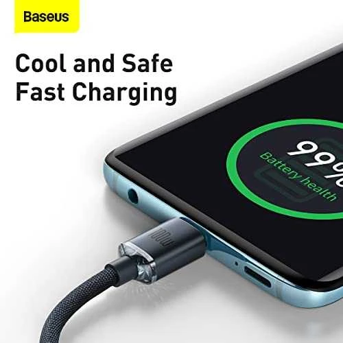 Baseus dinaminis USB - Lightning kabelis 2.4A 2m
