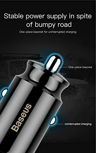 Baseus 12V USB kroviklis, 3.1A