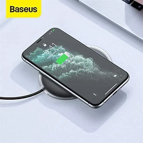 Belaidis indukcinis įkroviklis Baseus Jelly 15W - Baltas