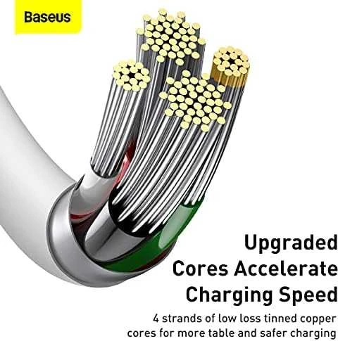 Kabelis USB A - IP Lightning 1.0m baltas Superior serijos BASEUS