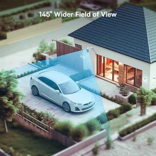 Baseus Security N1 Outdoor Camera 2K baltos spalvos
