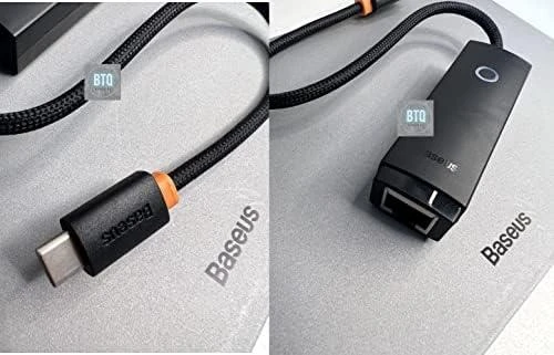 Tinklo adapteris Baseus Lite Series USB-C iki RJ45 – juodas