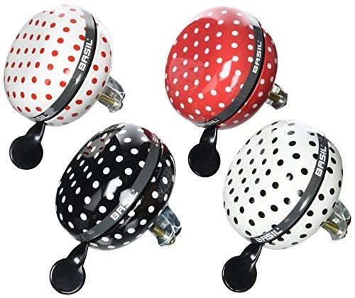 Basil Big Bell Polkadot 80mm dviratis doorbell, spalvų derinys dėžutė 4 vienetų (BAS-50403)