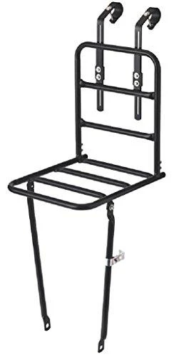 Basil FRONT CARRIER L 26 "-28" priekinis stovas, matinis juodas (BAS-50102)