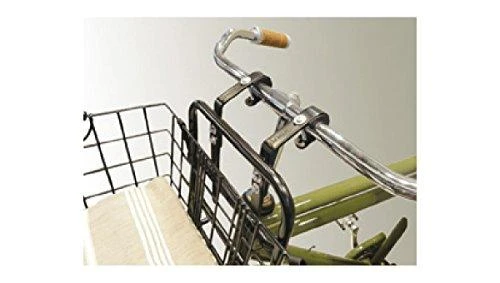 Basil FRONT CARRIER L 26 "-28" priekinis stovas, matinis juodas (BAS-50102)
