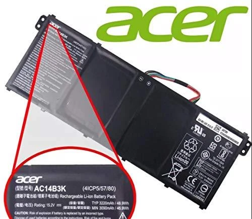 Green Cell Žalias Cell GREENCELL AC62 Bateria Žalias Cell AC14B3K AC14B8K do Acer Aspire 5 A515 A517 E15 ES1-512 ES1-53