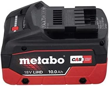 Metabo LiHD 10,0 Ah akumuliatorius, šoninis vaizdas