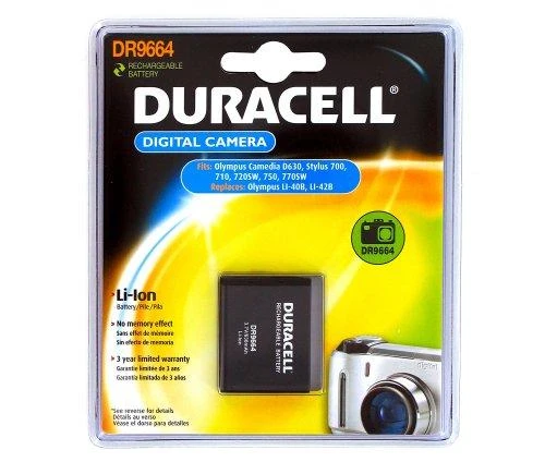 Duracell DR9664 kameros / vaizdo kameros su vaizdo magnetofonu baterija Ličio-jonų (Li-Ion) 700 mAh