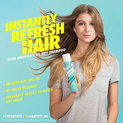 Batiste Hydrate Sausas šampūnas sausas šampūnas, 200 ml