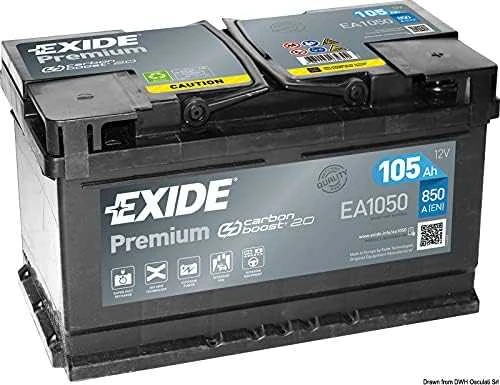 Exide Premium 105Ah akumuliatorius su Carbon Boost technologija
