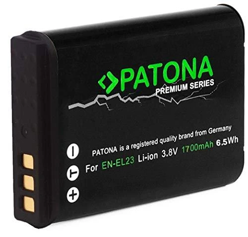 Akumuliatorius Patona Nikon EN-EL23 1700mAh Li-Ion Premium (PT1220)
