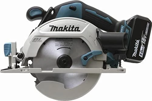 Makita DHS680RTJ Akumuliatorinis diskinis pjūklas, 18 V, 2x 5,0 Ah Li-ion, 57 mm, ø165x20mm 24T, 3,3kg, MAKPACK