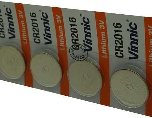 Vinnic CR2016 3V ličio baterijų pakuotė
