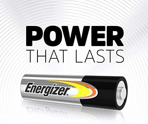Energizer AA baterija su reklaminiu užrašu