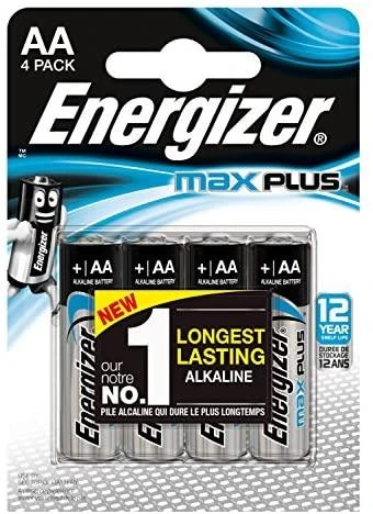 Energizer AA šarminės baterijos 4 vienetų pakuotė