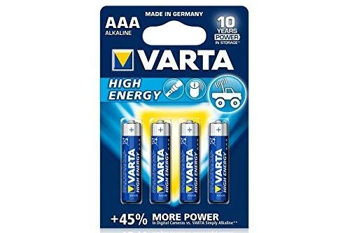 Varta High Energy AAA baterijos pakuotė