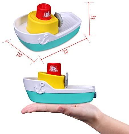 Amo Toys BB JUNIOR vonios žaislas Splash 'N Play Spraying Tugboat, 16-89003