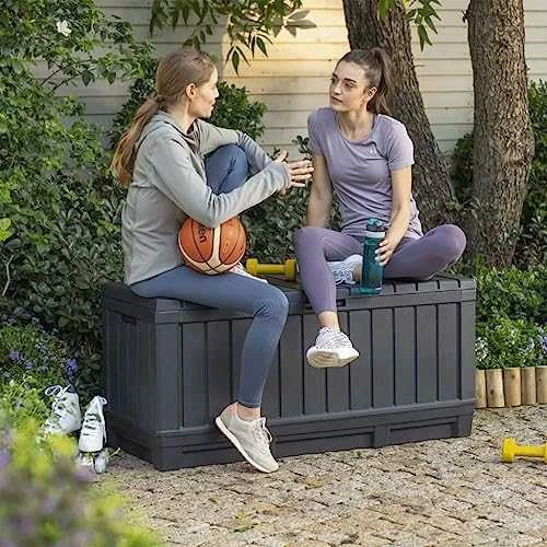 KETER SODO DĖŽĖ Kentwood 350L GRAFITO SPALVOS