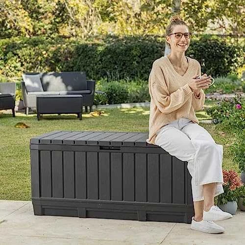 KETER SODO DĖŽĖ Kentwood 350L GRAFITO SPALVOS