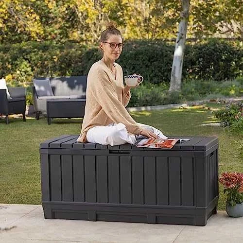 KETER SODO DĖŽĖ Kentwood 350L GRAFITO SPALVOS