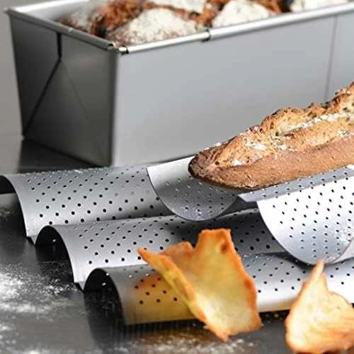 Patisse bageto formos 38 x 33 cm sidabrinė plienas