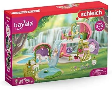 Žaislas - Schleich Blizgantis Gėlių Namas Su Vienaragiais Ir Stabiu