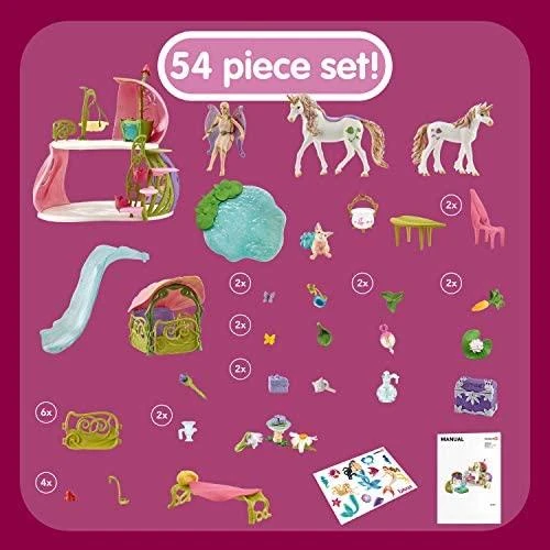 Žaislas - Schleich Blizgantis Gėlių Namas Su Vienaragiais Ir Stabiu