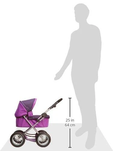BAYER DESIGN LĖLIŲ VEŽIMĖLIS TRENDY, PURPLE