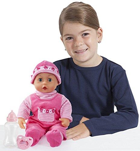 Bayer Design Bayer - Lėlė - Pirmieji žodžiai kūdikiui - Rožinė 38 cm (93825AA)