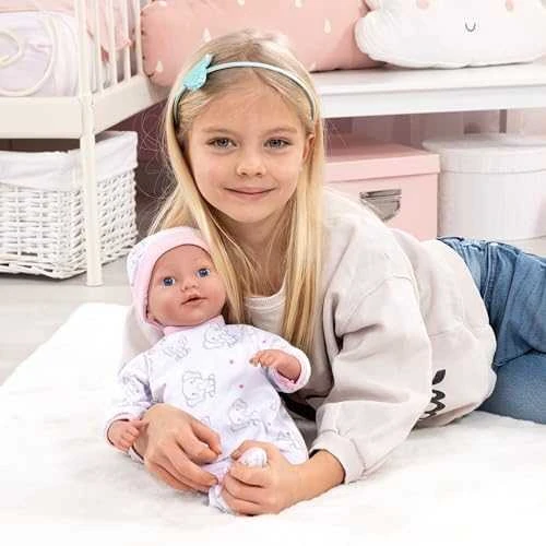 Lėlė Bayer Design Reborn su priedais, 38 cm