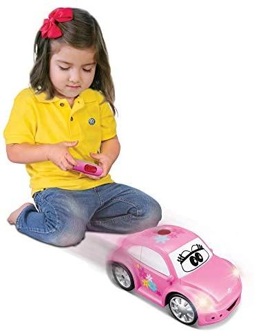 Amo Toys BB JUNIOR valdomas automobilis Volkswagen Easy Play, rožinis, 16-92003