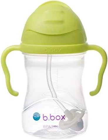 B.BOX 200232 Vandens butelis su šiaudeliu 240 ml švytėjimas