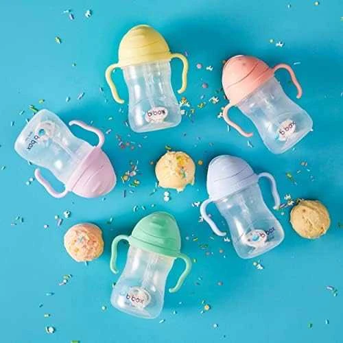 B.BOX BB00521 Vandens butelis su šiaudeliu 240 ml
