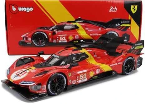 Modelių automobilių - Bburago Ferrari 499P LeMans Nr. 51 1:18 mastelis