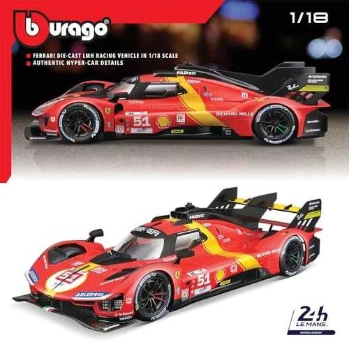 Modelių automobilių - Bburago Ferrari 499P LeMans Nr. 51 1:18 mastelis