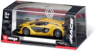 Bburago BBU 1:43 Renault Sport metalinė geltona 38304 83047