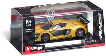 Bburago BBU 1:43 Renault Sport metalinė geltona 38304 83047