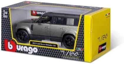 Bburago BBU 1:24 Land Rover Defender 2022 žalias 21101GN