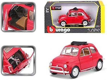 Bburago BBU 1:24 Fiat 500 L 1968 raudona 22099RD