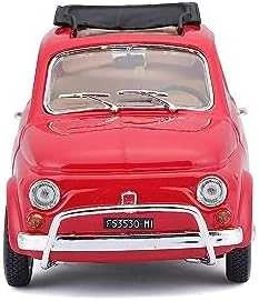 Bburago BBU 1:24 Fiat 500 L 1968 raudona 22099RD