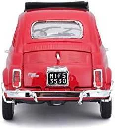 Bburago BBU 1:24 Fiat 500 L 1968 raudona 22099RD